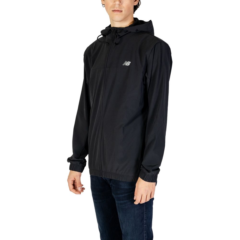 New Balance – Schwarze Jacken und Mäntel aus recyceltem Polyester