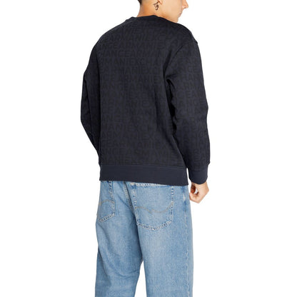 سويت شيرت قطني أزرق من أرماني إكستشينج