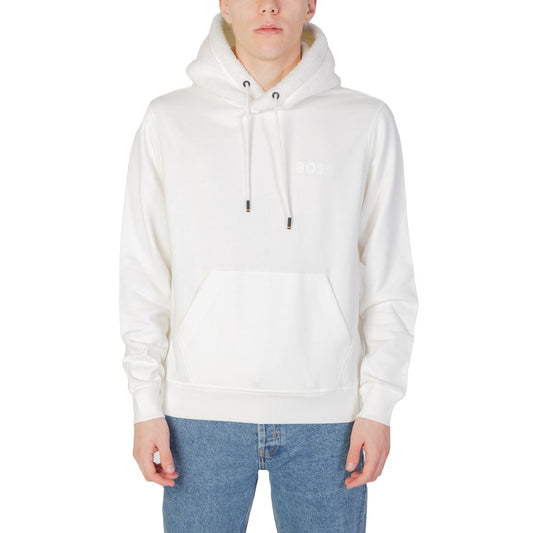 Hugo Boss Cream Cotton Hoody
