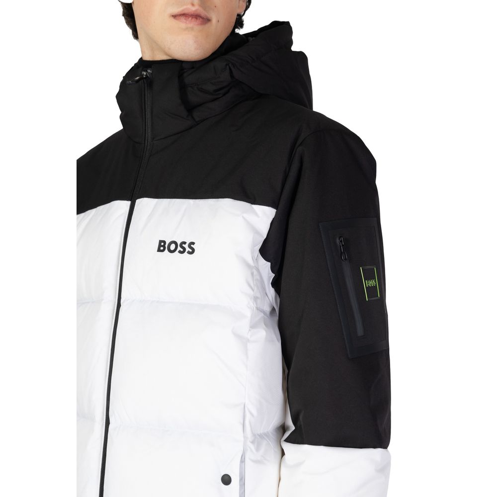 Hugo Boss – Weiße Jacken und Mäntel aus recyceltem Polyester
