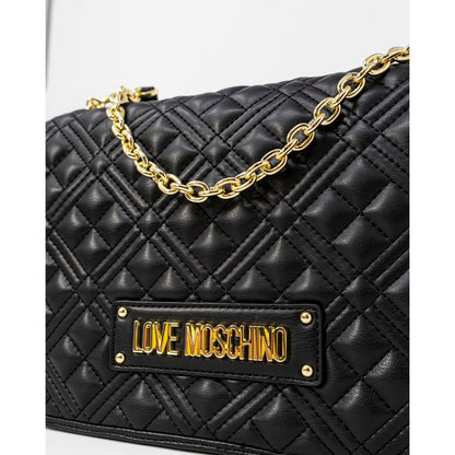 Love Moschino – Schwarze Handtasche aus Polyethylen