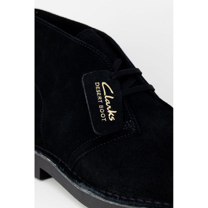 Clarks – Schwarze Lederstiefel