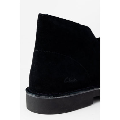 Clarks – Schwarze Lederstiefel