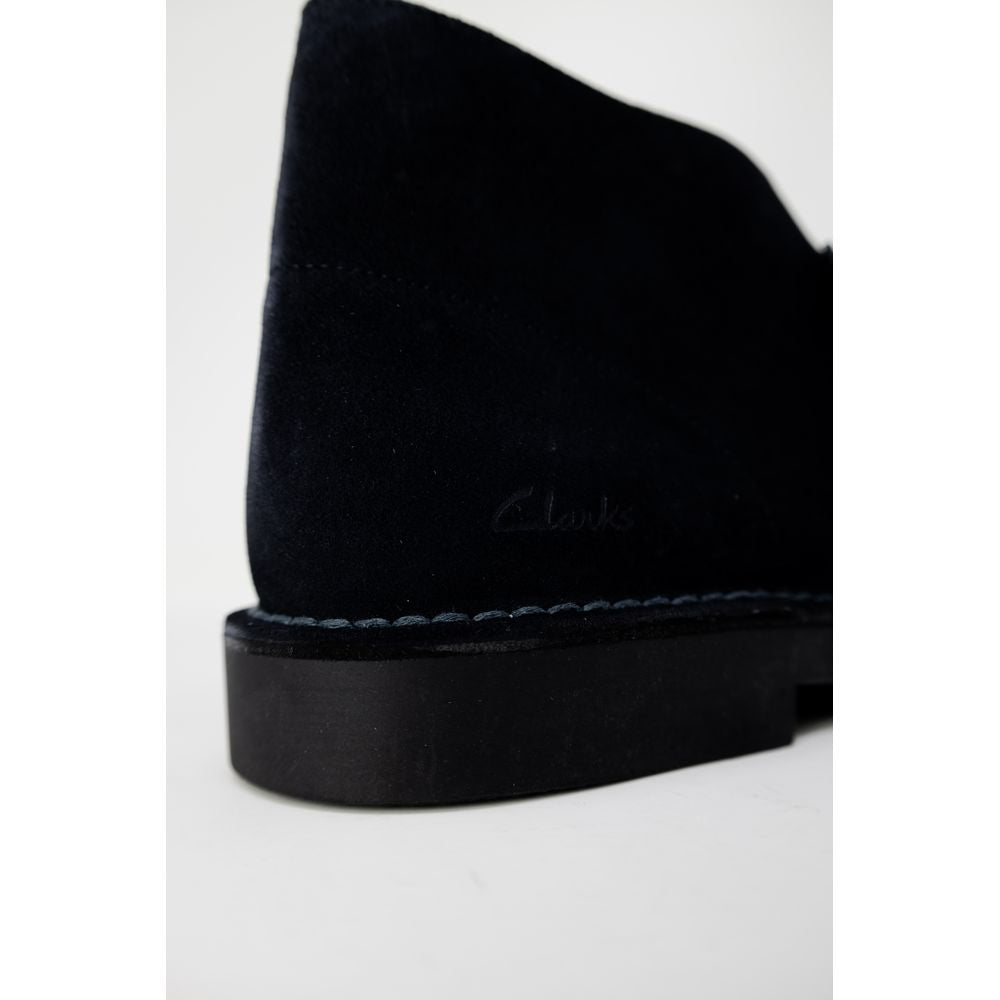 حذاء كلاركس الجلدي الأزرق