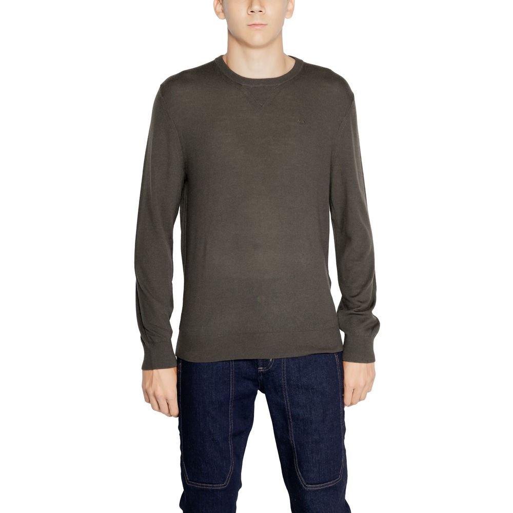 Armani Exchange – Grüner Wollpullover