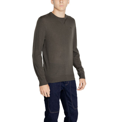 Armani Exchange – Grüner Wollpullover
