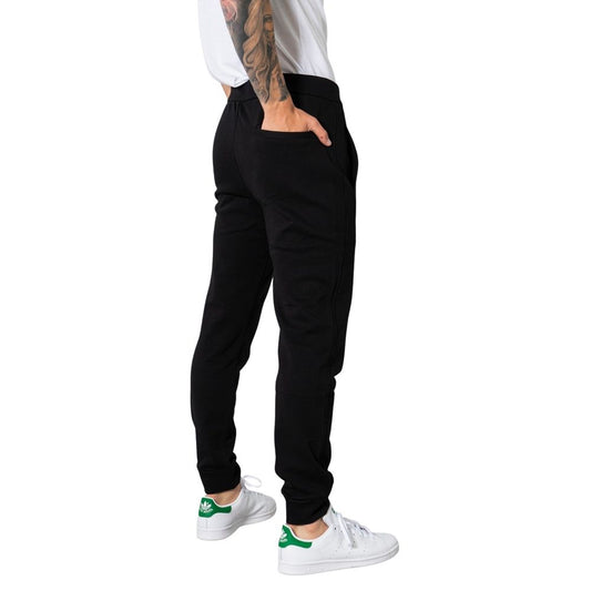 Armani Exchange Black Cotton Joggers Workout Pant