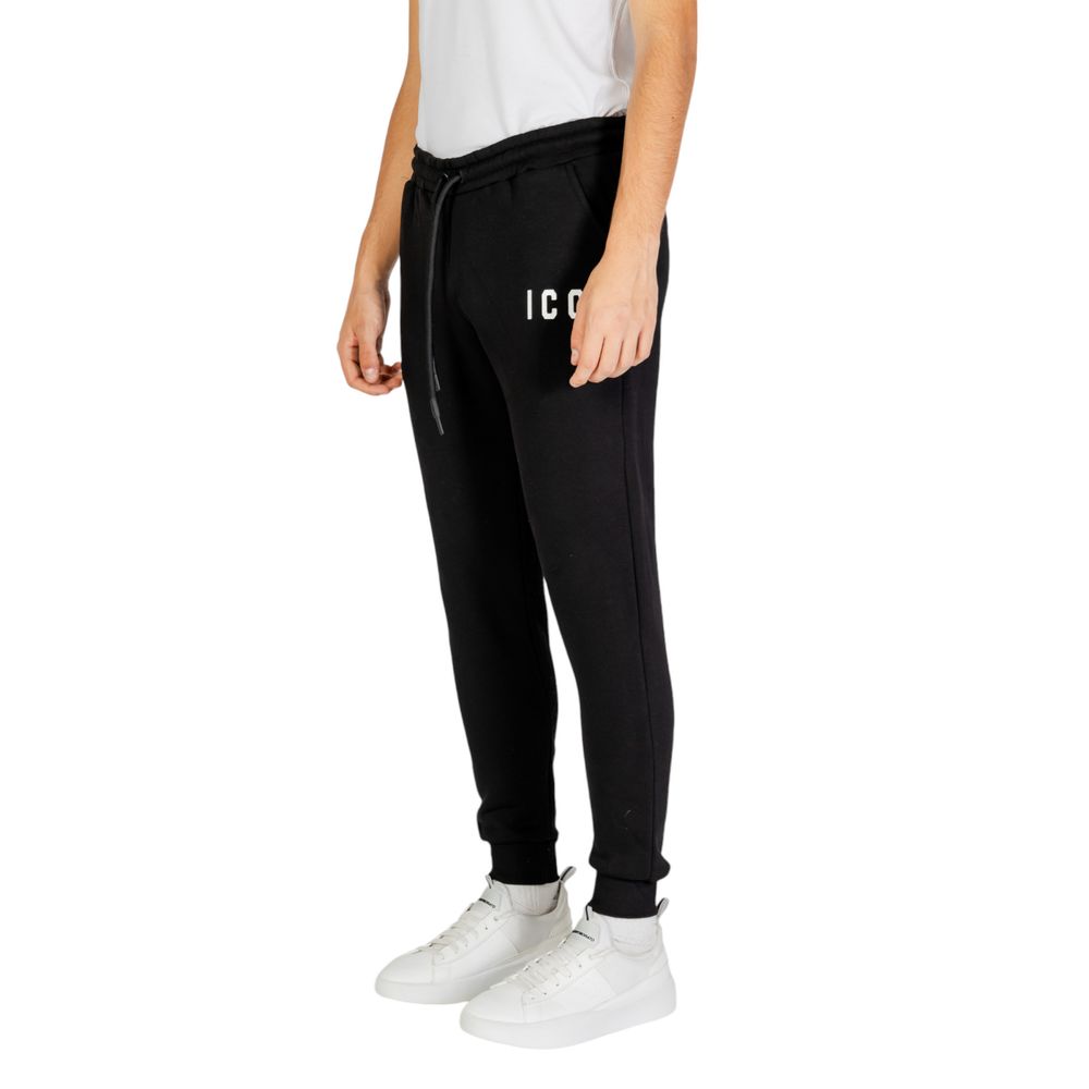 Icon Black And White Cotton Joggers Workout Pant