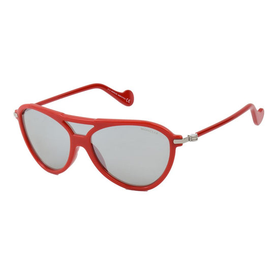 Moncler – Rote Sonnenbrille mit Spritzguss