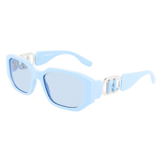 Karl Lagerfeld – Blaue Sonnenbrille mit Spritzguss