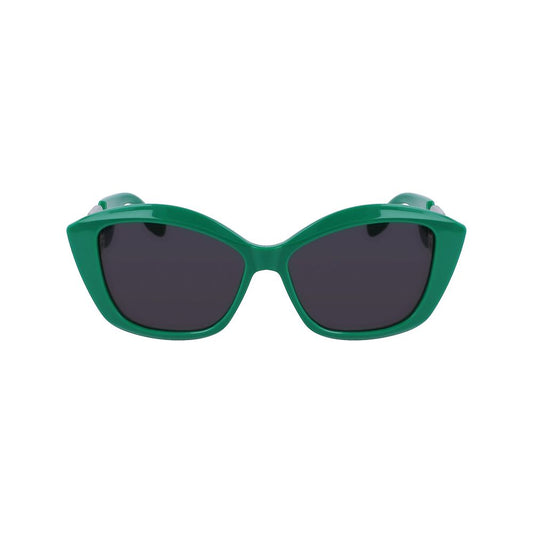 Karl Lagerfeld – Grüne Sonnenbrille mit Spritzguss
