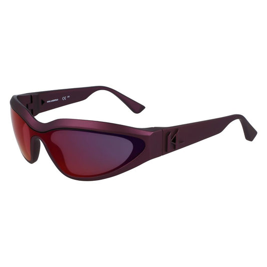Karl Lagerfeld – Rote Sonnenbrille mit Spritzguss