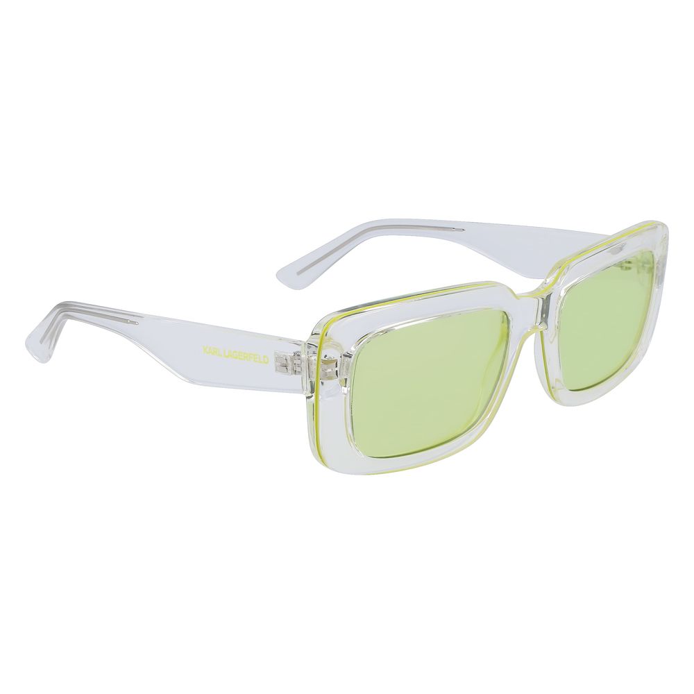 Karl Lagerfeld – Transparente Sonnenbrille mit Spritzguss