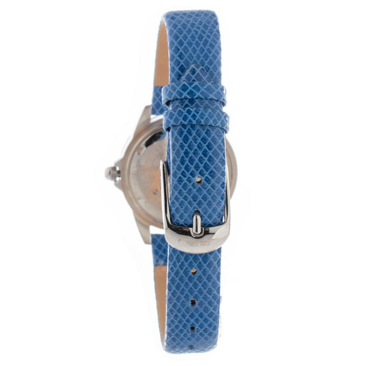Folli Follie Armbanduhr mit blauem Lederarmband