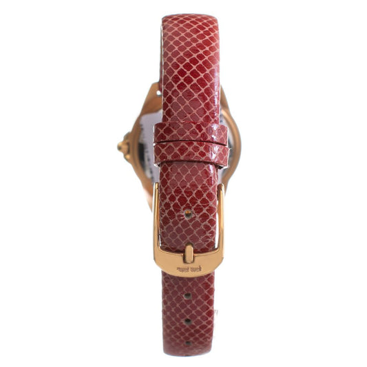 Folli Follie Uhr mit rotem Lederarmband