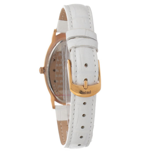 Folli Follie Weißes Leder-Kleideruhr