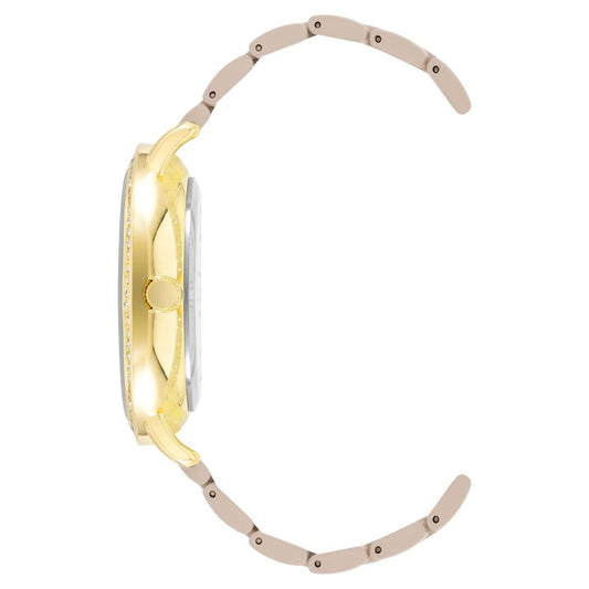 Juicy Couture – Beigefarbene Metalluhr