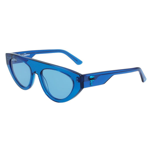 Karl Lagerfeld – Blaue Acetat-Sonnenbrille