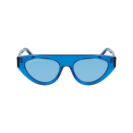 Karl Lagerfeld – Blaue Acetat-Sonnenbrille