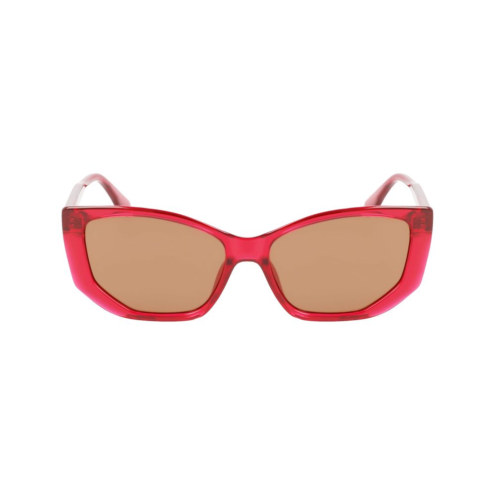 Karl Lagerfeld – Rote Sonnenbrille mit Spritzguss