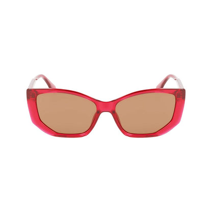 Karl Lagerfeld – Rote Sonnenbrille mit Spritzguss