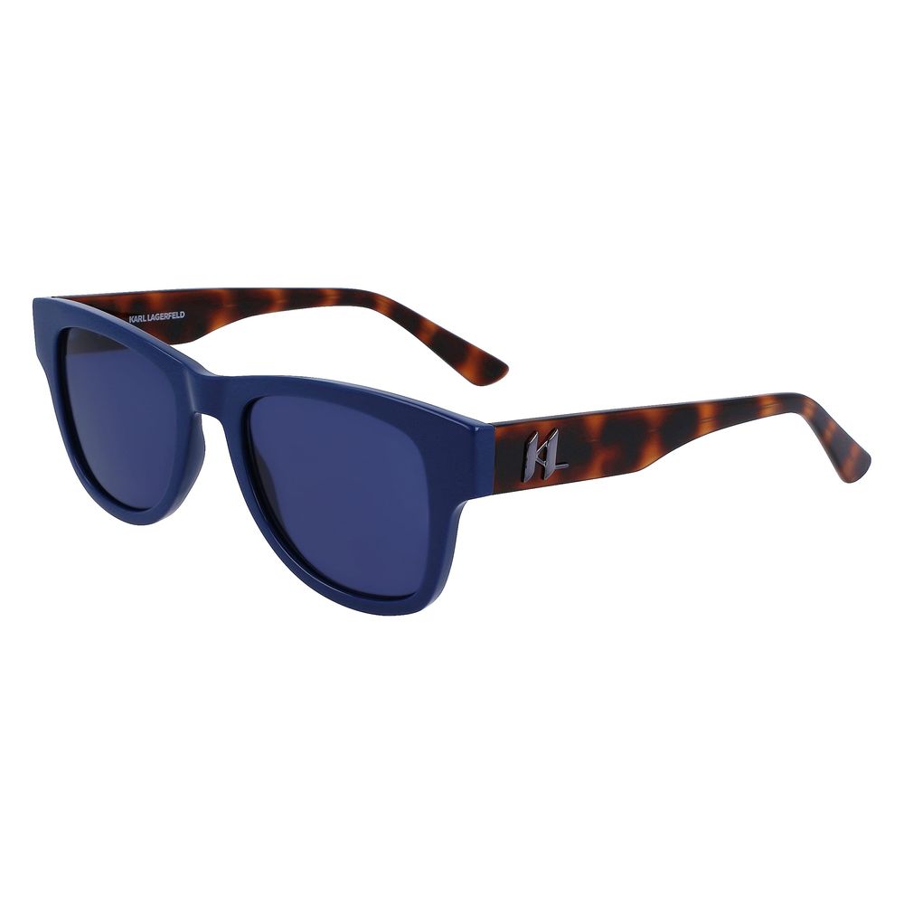 Karl Lagerfeld – Blaue Sonnenbrille mit Spritzguss