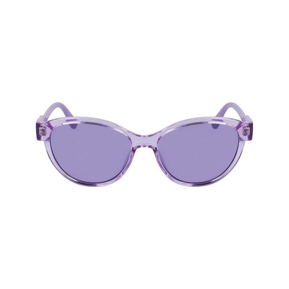 Karl Lagerfeld – Lilafarbene Sonnenbrille mit Spritzguss