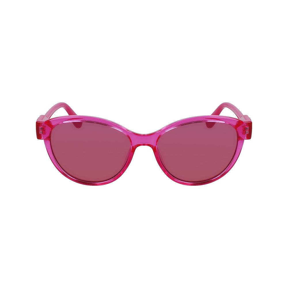 Karl Lagerfeld – Lilafarbene Sonnenbrille mit Spritzguss