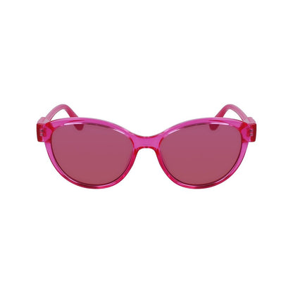 Karl Lagerfeld – Lilafarbene Sonnenbrille mit Spritzguss