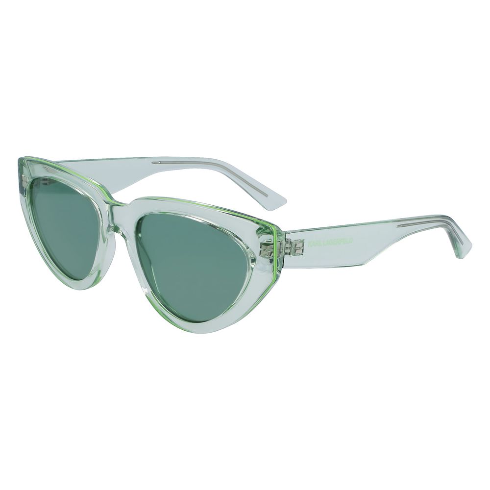 Karl Lagerfeld – Grüne Sonnenbrille mit Spritzguss
