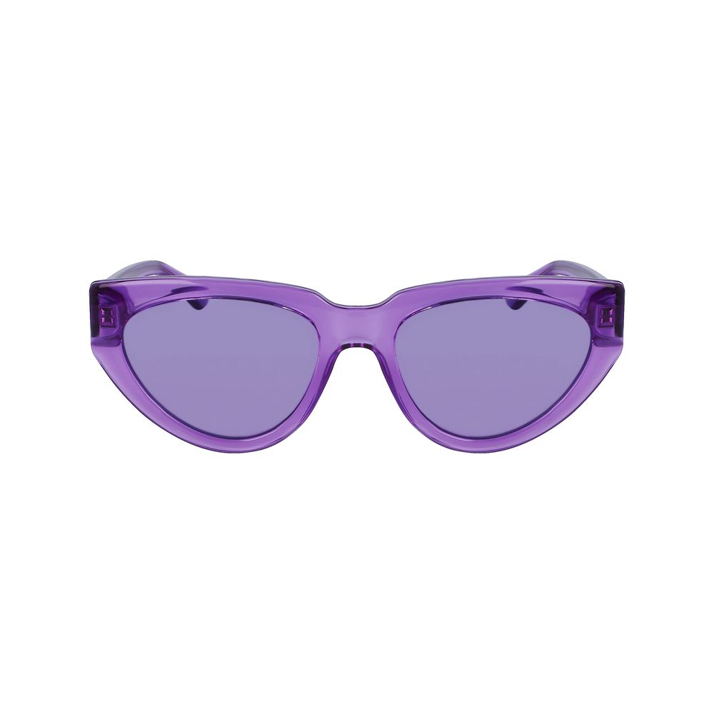 Karl Lagerfeld – Lilafarbene Sonnenbrille mit Spritzguss