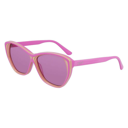 Karl Lagerfeld – Mehrfarbige Acetat-Sonnenbrille