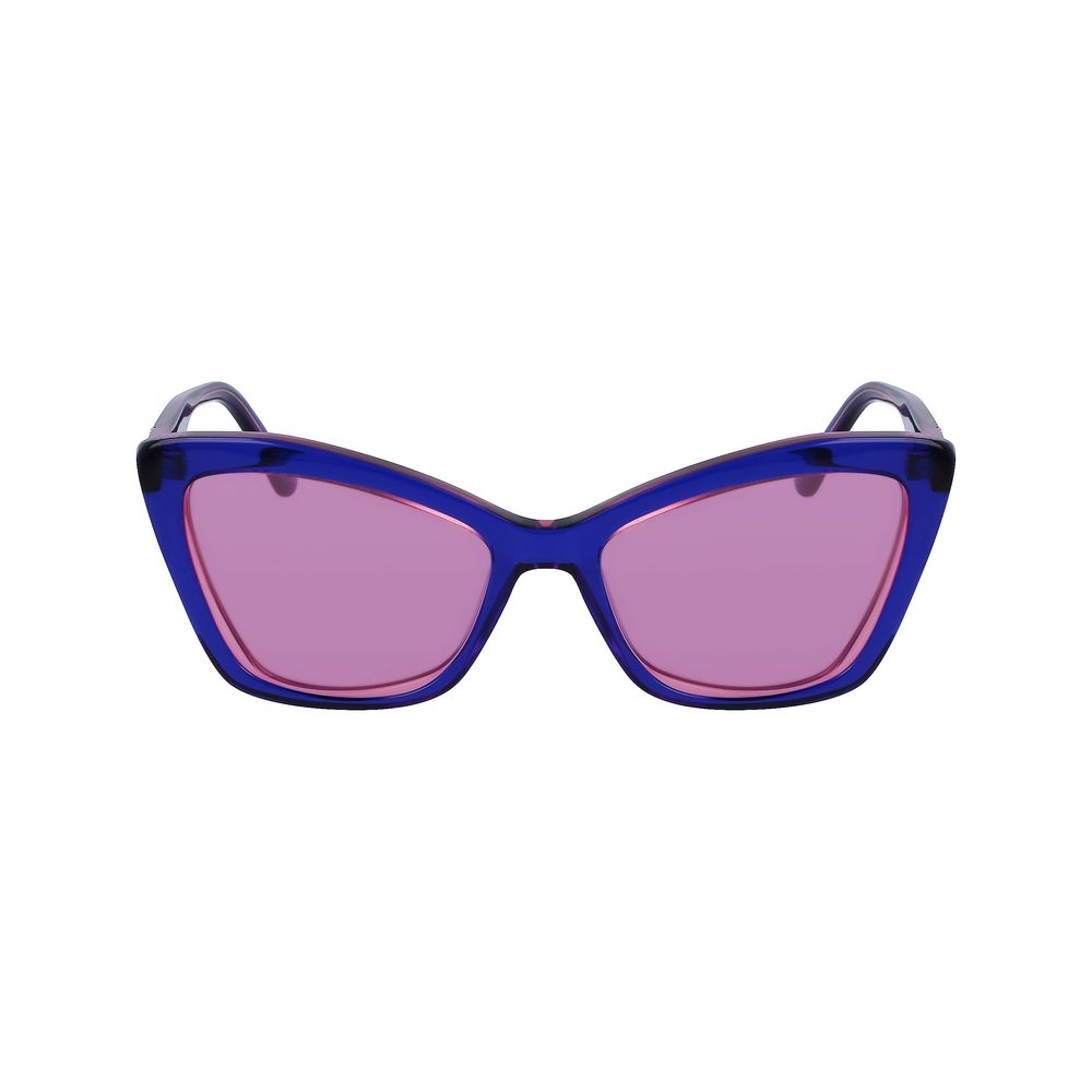 Karl Lagerfeld – Blaue Acetat-Sonnenbrille