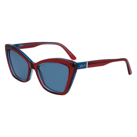 Karl Lagerfeld – Rote Acetat-Sonnenbrille