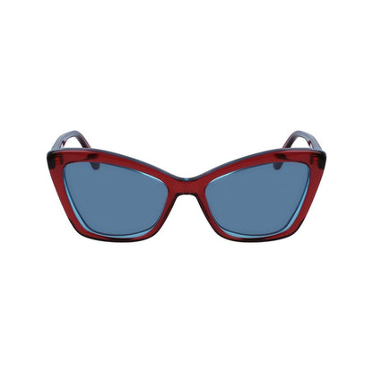 Karl Lagerfeld – Rote Acetat-Sonnenbrille