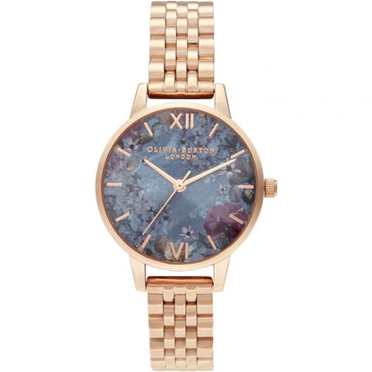 Olivia Burton – Mehrfarbige Edelstahluhr
