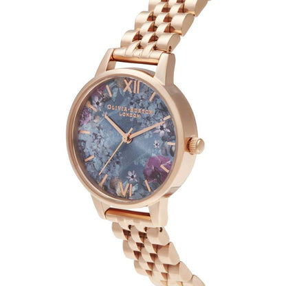 Olivia Burton – Mehrfarbige Edelstahluhr
