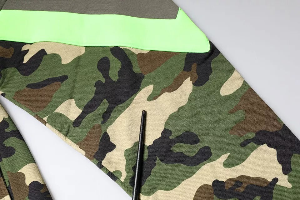 Dolce &amp; Gabbana Mehrfarbiger Camouflage-Sweatshirtpullover