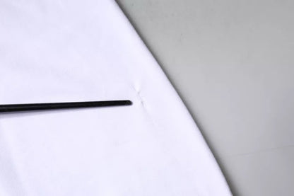 سويت شيرت رجالي بياقة دائرية وشعار منقوش باللون الأبيض من Replay