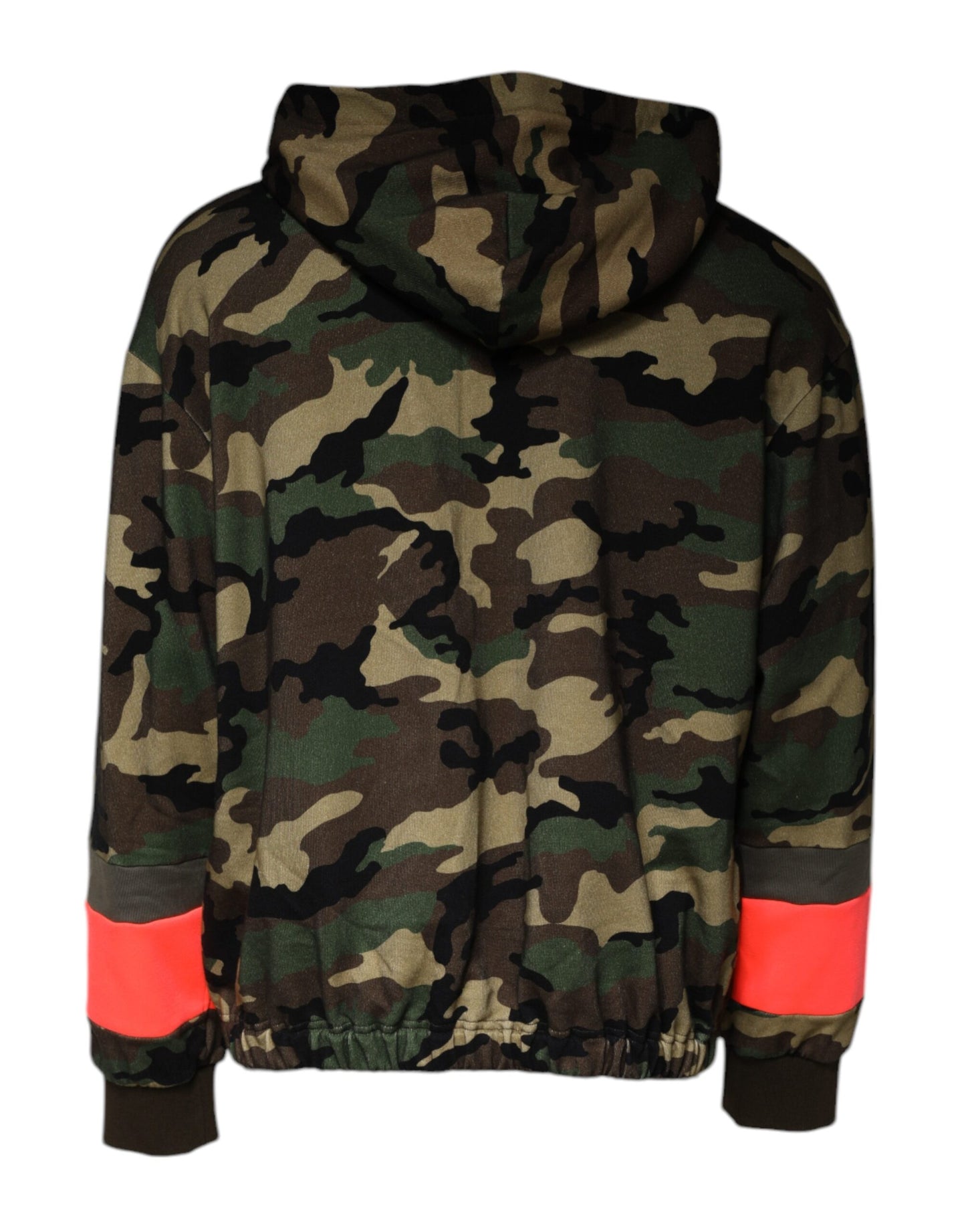 Dolce &amp; Gabbana Multicolor Camouflage Kapuzenpullover Herren Sweatshirt