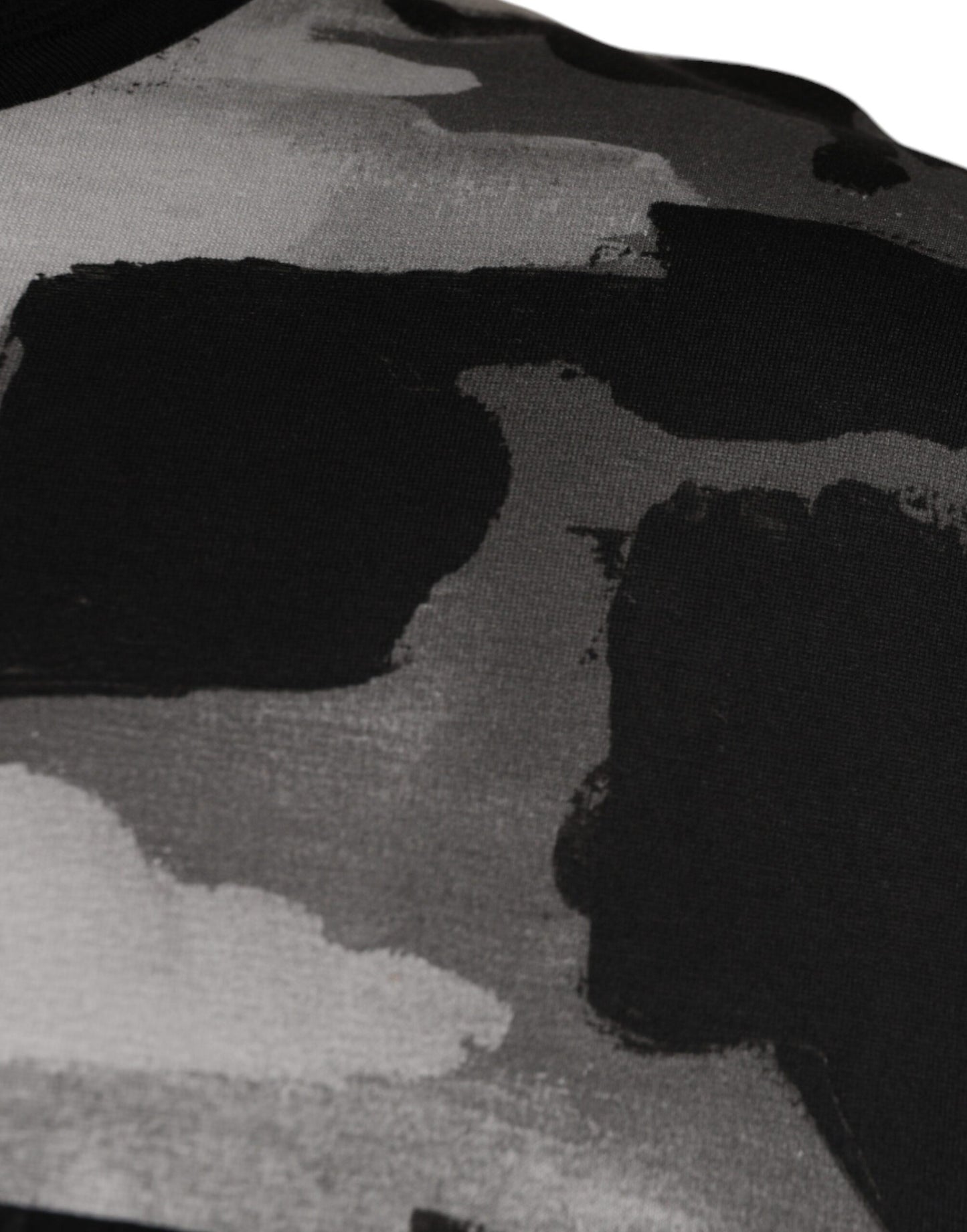 تي شيرت دولتشي آند غابانا متعدد الألوان من القطن بياقة دائرية