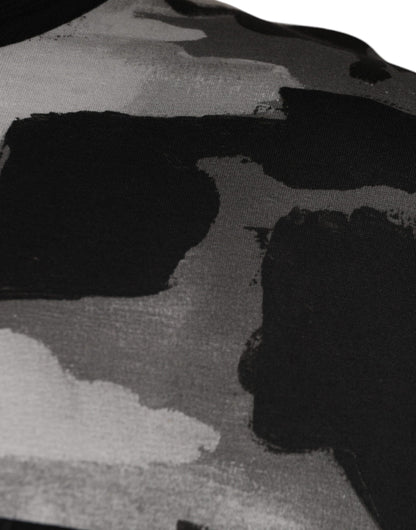 تي شيرت دولتشي آند غابانا متعدد الألوان من القطن بياقة دائرية