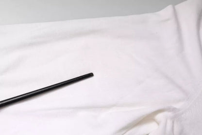 Dolce &amp; Gabbana Weißer Langarm-Rollkragenpullover für Herren