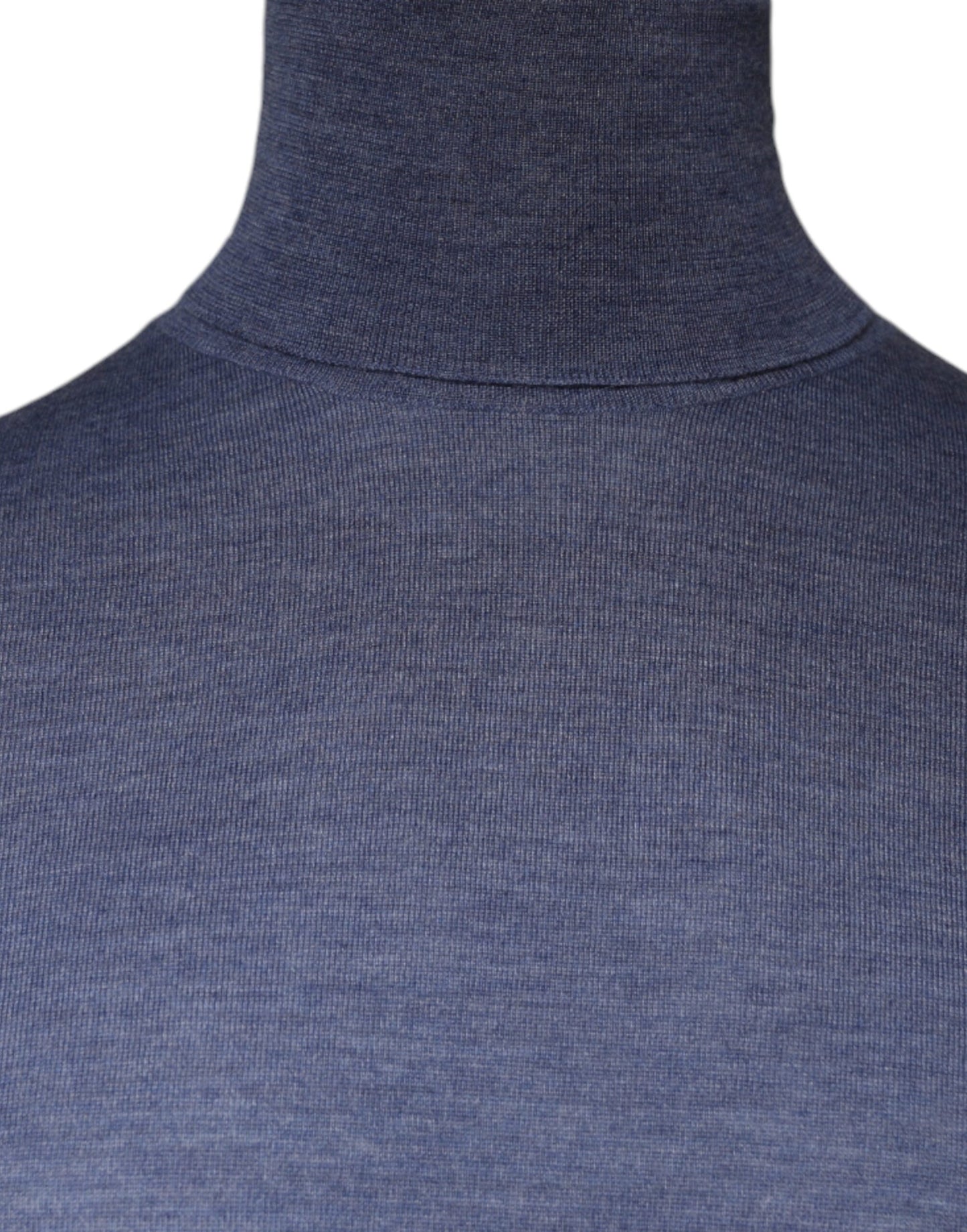 Dolce &amp; Gabbana Lila Blau Langarm Rollkragen Pullover Pullover