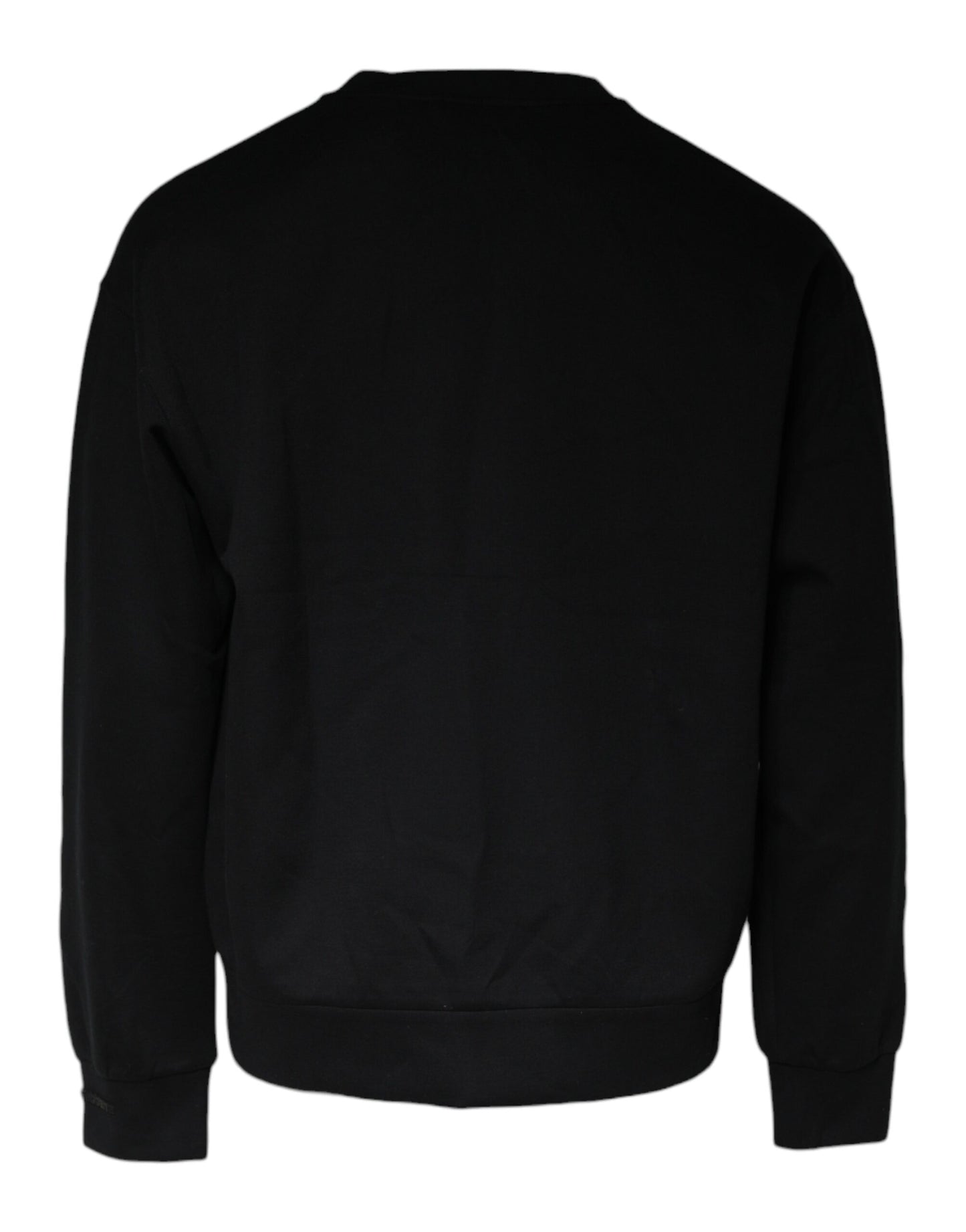 Dolce &amp; Gabbana Schwarzer DG Logo Baumwoll-Sweatshirt für Herren