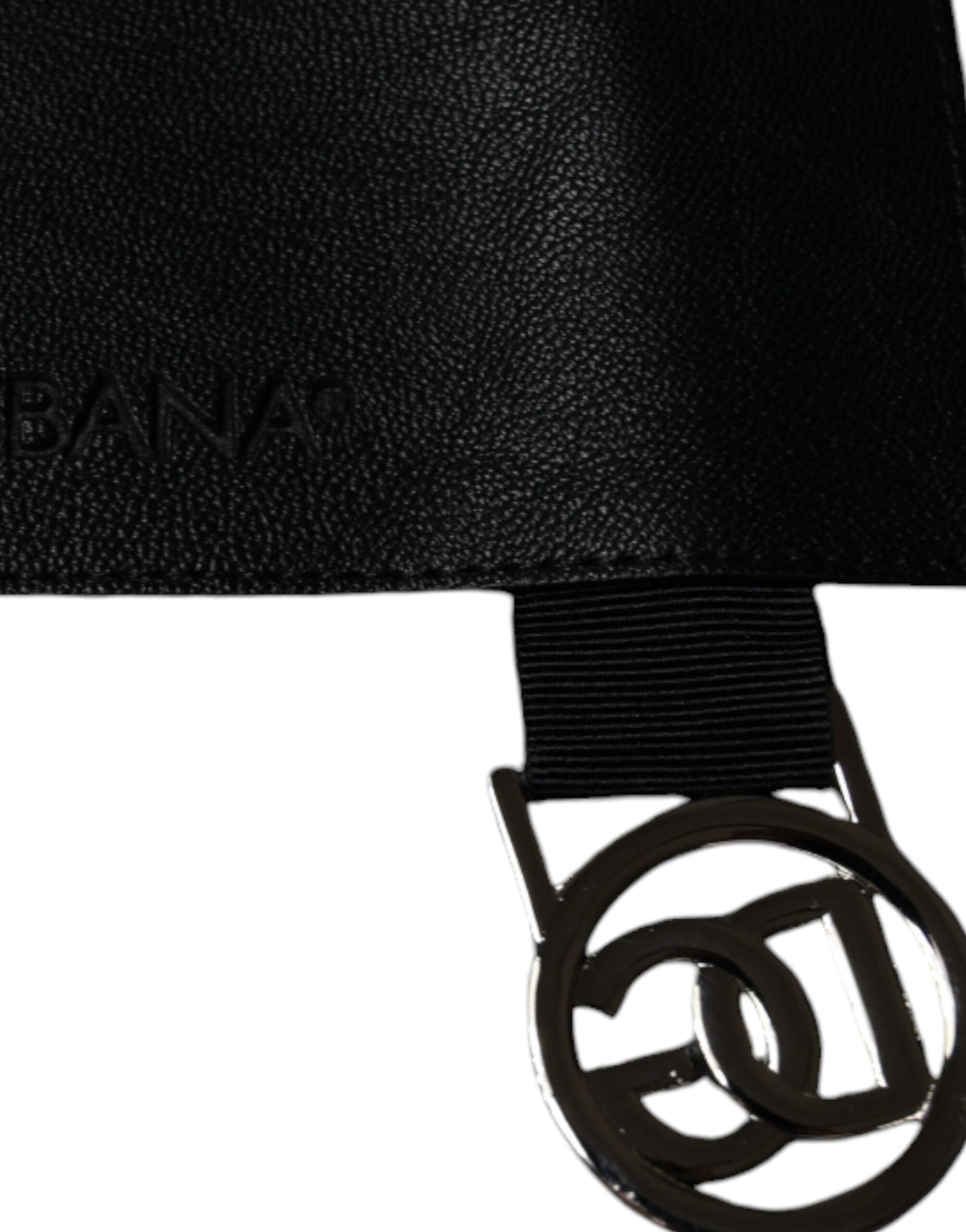 Dolce &amp; Gabbana – Graues T-Shirt aus Baumwolle mit Rundhalsausschnitt und Logo-Patch