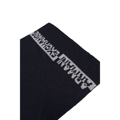 Armani Exchange – Blauer Polyamid-Schal