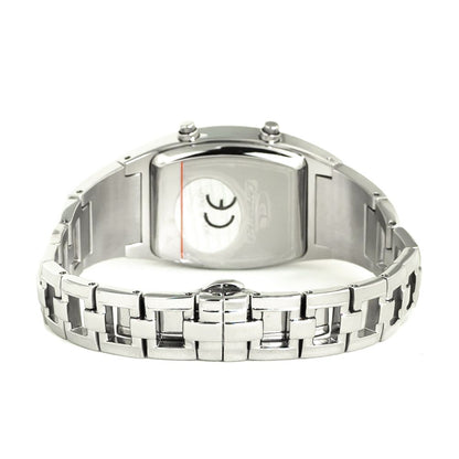 Chronotech Silberne Edelstahluhr