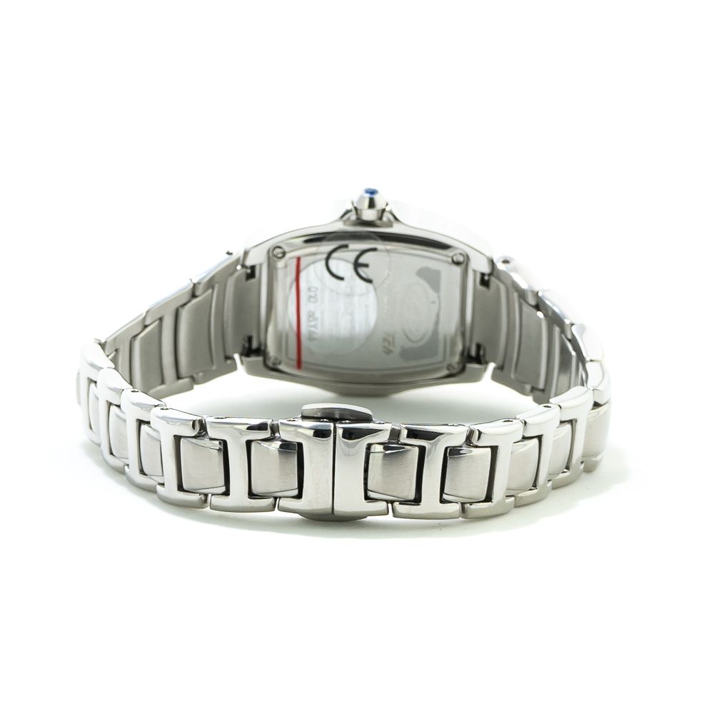 Chronotech Silberne Edelstahluhr
