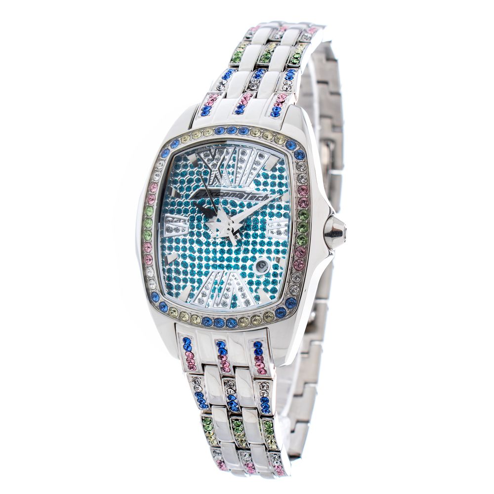 Chronotech Silver Stainless Steel Bracelet Watch